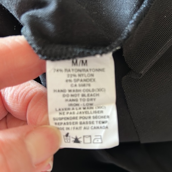 ARTIZAN pull on black pants size medium - Picture 6 of 6